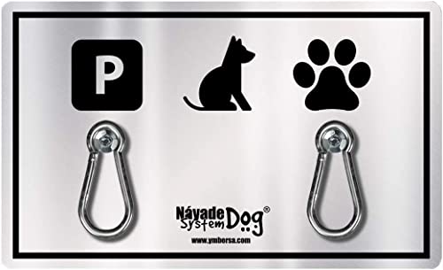 YMBERSA Nayade System Dog Parking DuoInox: Parking für Haustiere im Außen- und Innenbereich, 2 Sitzer von YMBERSA