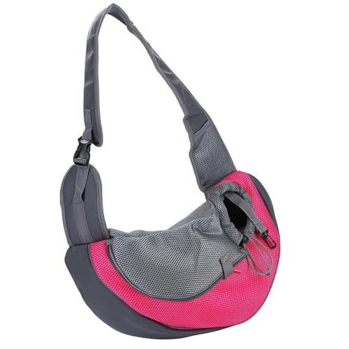 1 Stück/Set Welpen-Schulter-Tragetasche, freihändige Hundetragetasche mit verstellbarem Schultergurt, Haustier-Reisetasche, Tragetasche mit atmungsaktiver Netztasche für Outdoor-Spaziergänge, U-Bahn von YMLOVE