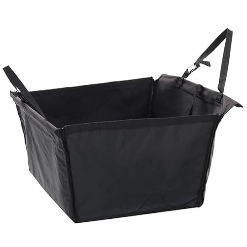 Hundedecke Auto Rückbank Pet Carriers Hund Auto Sitzbezug Tragen for Hunde Katzen Matte Decke Hinten Zurück Hängematte Schutz transportin perro 975 (Color : Black, Size : 60x35x53cm) von YMYGCC