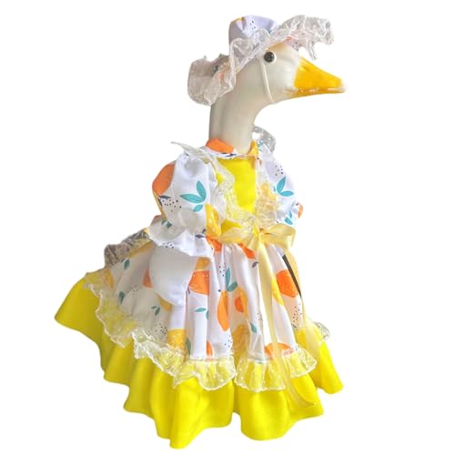 YNPQTDS Frühlings-Enten-Outfit, bunte Rasengänse-Kleidung – humorvolle Hofdekoration, wetterfestes Tierkostüm für Osterfeiern von YNPQTDS