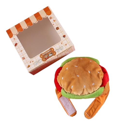 YNPQTDS Hund Cosplay Hut, Hund Halloween Kostüm | Cosplay Katze Lustige Hamburger Hüte,Katzenkostüm, warme Burger-Mütze, Welpen-Cosplay-Mütze für Festivals, Halloween, Kostüm YNPQTDS Hund Cosplay Hut, Hund Halloween Kostüm | Cosplay Katze Lustige Hamburger Hüte,Katzenkostüm, warme Burger-Mütze, Welpen-Cosplay-Mütze für Festivals, Halloween, Kostüm von YNPQTDS