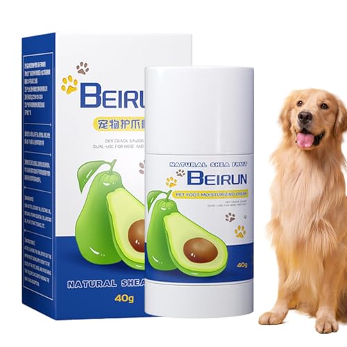 YNPQTDS Katzenpfotenbalsam,Hundepfoten-Feuchtigkeitscreme - Hundepfotenwachs, natürliche Feuchtigkeitscreme, 40 g | Haustier-Nasen-Pfotenbalsam, feuchtigkeitsspendende Creme, wirksamer Pfotenberuhiger YNPQTDS Katzenpfotenbalsam,Hundepfoten-Feuchtigkeitscreme - Hundepfotenwachs, natürliche Feuchtigkeitscreme, 40 g | Haustier-Nasen-Pfotenbalsam, feuchtigkeitsspendende Creme, wirksamer Pfotenberuhiger von YNPQTDS