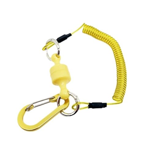 YNPQTDS Kescher Magnet,Kescherhalter - Karabiner Leine Schnellverschluss Rutschsicher Halter für Salzwasser Landung Watten Boot Fluss YNPQTDS Kescher Magnet,Kescherhalter - Karabiner Leine Schnellverschluss Rutschsicher Halter für Salzwasser Landung Watten Boot Fluss von YNPQTDS