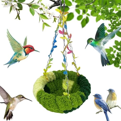 YNPQTDS Papageienbett | Conure Bettmatte – Vogelkäfig aus Plüsch zum Kuscheln für Papageien, Wellensittiche, Nymphensittiche, Finken und Conures von YNPQTDS