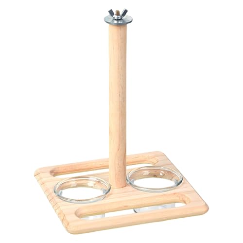YNPQTDS Papageiensitzstange, Papageiensitzstangen für mittelgroße Vögel | Nymphensittichkäfig aus Barschholz,Vogel-Sitzstange, Vogelfutterbecher, Papageien-Sitzstange, Ständer, Spielzeug, YNPQTDS Papageiensitzstange, Papageiensitzstangen für mittelgroße Vögel | Nymphensittichkäfig aus Barschholz,Vogel-Sitzstange, Vogelfutterbecher, Papageien-Sitzstange, Ständer, Spielzeug, von YNPQTDS