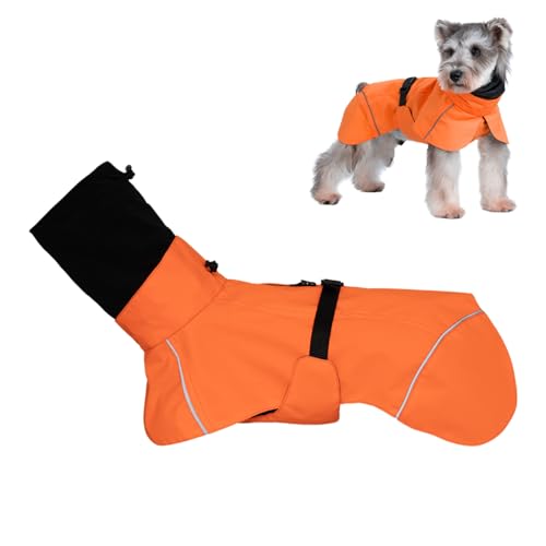 YNPQTDS Regenmantel für kleine Hunde, wasserdichter Hunderegenmantel - Hunderegenmantel atmungsaktiv - Wasserdichter Regenmantel mit nachtreflektierenden Streifen, beruhigender Kopfbedeckung, YNPQTDS Regenmantel für kleine Hunde, wasserdichter Hunderegenmantel - Hunderegenmantel atmungsaktiv - Wasserdichter Regenmantel mit nachtreflektierenden Streifen, beruhigender Kopfbedeckung, von YNPQTDS