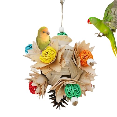 YNPQTDS Vogel-Kauspielzeug | Kauspielzeug | Kauschnipsel Futterball | Trainingsspielzeug, Langeweile Buster, Käfigzubehör für Nymphensittiche, Nymphensittiche, Papageien, Haustierbedarf YNPQTDS Vogel-Kauspielzeug | Kauspielzeug | Kauschnipsel Futterball | Trainingsspielzeug, Langeweile Buster, Käfigzubehör für Nymphensittiche, Nymphensittiche, Papageien, Haustierbedarf von YNPQTDS