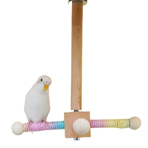 YNPQTDS Vogelkäfig Barsch, Vogelstange für Käfig - Vogelstangen für Papageien | 360 Grad rotierender Stand für Innenkäfige im Freien im Freien Hähnchen -Coop -Reiseträger Zucht von YNPQTDS