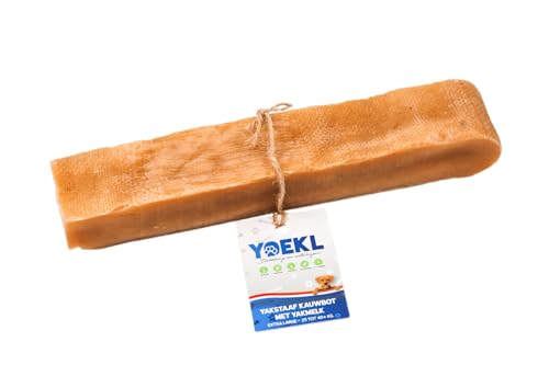 YOEKL Yak Kaukäse mit Yakmilch X-Large | Natürliche Käse Kauknochen für Hunde |16 x 3 cm – 200-220g von YOEKL