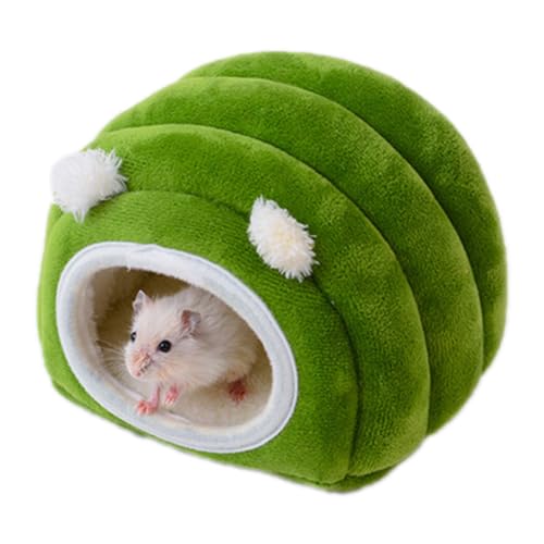 Warmes, niedliches Zwerghamster-Bett für Kleintiere, Winter, weich, lustiges Nest, Haustierhöhle von YOFAPA