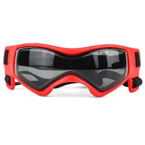 Welpenbrille aus Kunststoff, verstellbar, leicht: Haustierbrille, winddicht, klein, mittel, groß, lustig von YOFAPA