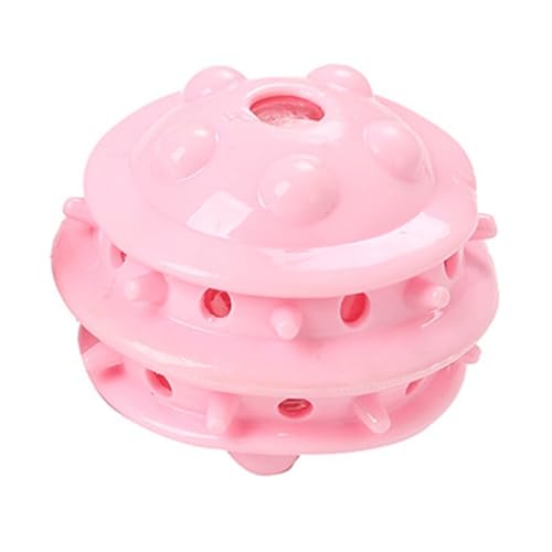 YOFAPA Pet Puppy Snack Ball Spielzeug, langlebiges bissfestes Gummi-Kauspielzeug mit kreativem hohlen Design für Hunde von YOFAPA