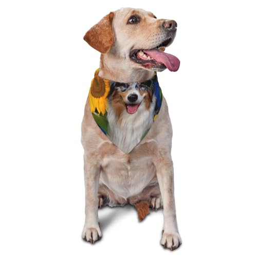 Australian ShepherdDog Bandanas Katze Welpen Schals Waschbar Pet Taschentuch von YOFIEN