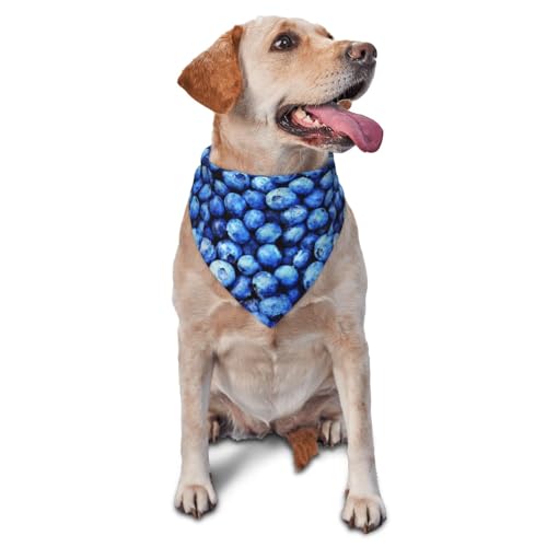 BlueberryDog Bandanas für Katzen und Welpen, waschbares Taschentuch für Haustiere von YOFIEN