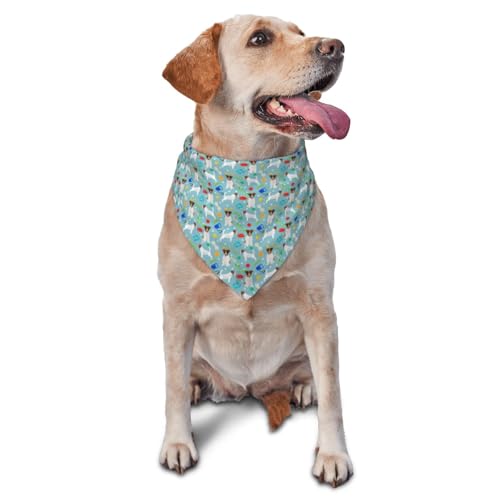Jack Russell Hundespielzeug Jack Russells Hundeliebhaber HundeHunde-Bandanas Katzenwelpenschals Waschbares Haustiertaschentuch von YOFIEN
