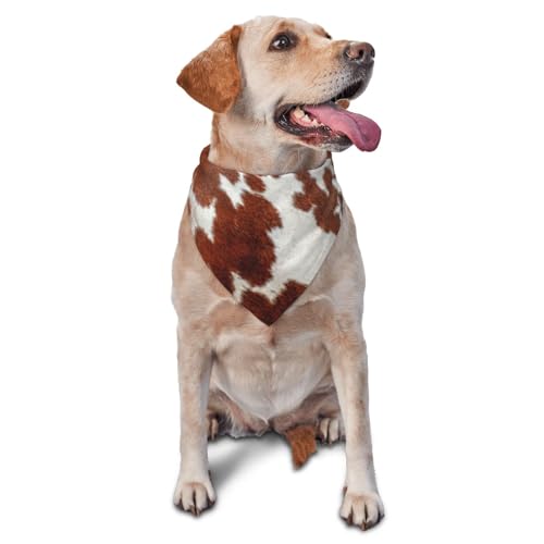 Kuh SkinDog Bandanas Katze Welpen Schals Waschbar Pet Taschentuch von YOFIEN