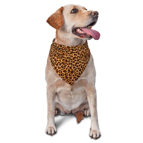 LeopardDog Bandanas Katze Welpen Schals Waschbar Haustier Taschentuch von YOFIEN