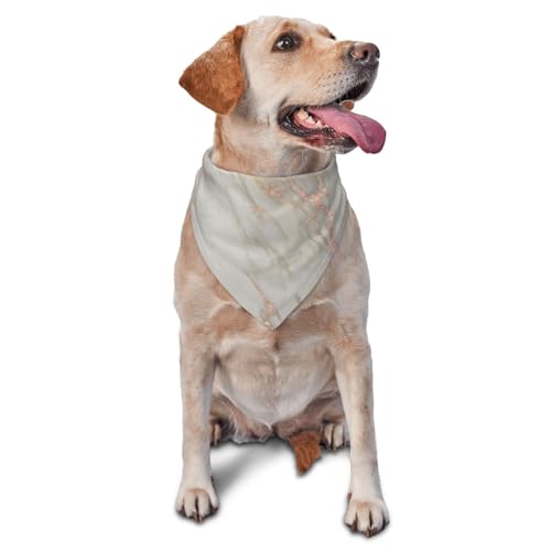 Marmor Rose Gold Marmor Metallic Blush PinkDog Bandanas Katze Welpen Schals Waschbar Haustier Taschentuch von YOFIEN