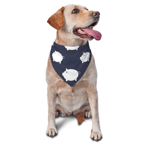 Schwein CuteDog Bandanas Katze Welpen Schals Waschbar Pet Taschentuch von YOFIEN