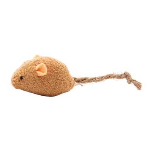 YOGOTEU Kitty Suppies, Katzenspielzeug, langer Schwanz für Katzen, zum Zahnen, Kauen, kleine Mäuse für Katzen, zum Trainieren, Geschenk, 8 Stück YOGOTEU Kitty Suppies, Katzenspielzeug, langer Schwanz für Katzen, zum Zahnen, Kauen, kleine Mäuse für Katzen, zum Trainieren, Geschenk, 8 Stück von YOGOTEU