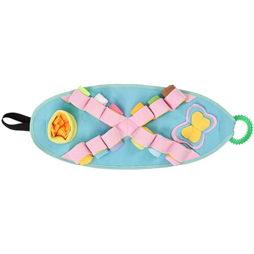 YOGOTEU Plüsch-Puzzle, Schnüffel-Leckerli-Dosierdecke für Hunde, interaktives Puzzle, Kauspielzeug, reduziert Langeweile, verhindert Fettleibigkeit YOGOTEU Plüsch-Puzzle, Schnüffel-Leckerli-Dosierdecke für Hunde, interaktives Puzzle, Kauspielzeug, reduziert Langeweile, verhindert Fettleibigkeit von YOGOTEU