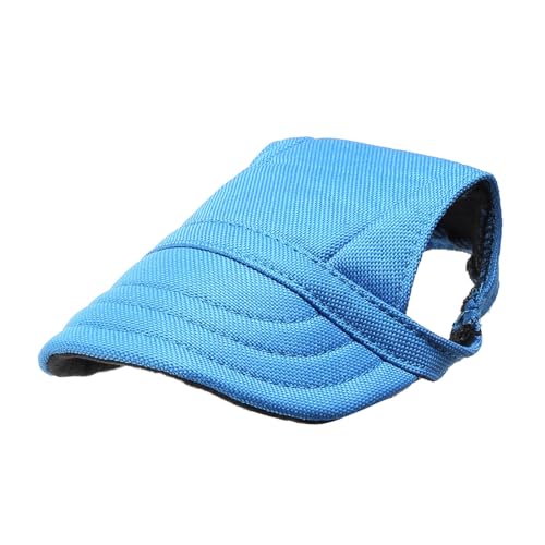 YOGOTEU Sommerhut, atmungsaktiver Hundehut, Baseballmütze, Kostüm, Geburtstag, Sommer, Sonnenhaube, Hunde-Kopfbedeckung, verstellbarer Hut für Sport, Größe S, Blau YOGOTEU Sommerhut, atmungsaktiver Hundehut, Baseballmütze, Kostüm, Geburtstag, Sommer, Sonnenhaube, Hunde-Kopfbedeckung, verstellbarer Hut für Sport, Größe S, Blau von YOGOTEU