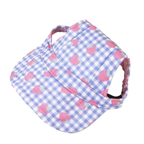 YOGOTEU Sportmütze, Baseballmütze für Welpen, Hunde, Sonnenhaube mit Ohrloch, Halsband, Sportmütze, Sommerhut mit Riemen, Sportmütze YOGOTEU Sportmütze, Baseballmütze für Welpen, Hunde, Sonnenhaube mit Ohrloch, Halsband, Sportmütze, Sommerhut mit Riemen, Sportmütze von YOGOTEU