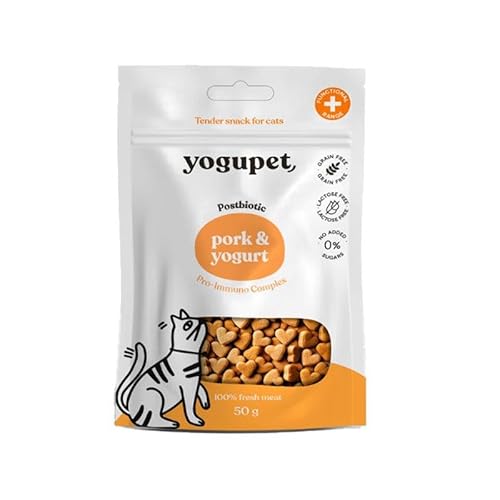 YOGUPET Katzensnack, halbfeucht, Schwein und Joghurt, 10 x 50 g YOGUPET Katzensnack, halbfeucht, Schwein und Joghurt, 10 x 50 g von YOGUPET