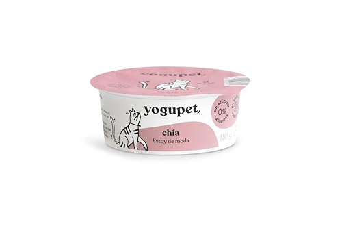 YOGUPET Klassischer Joghurt, Katze, Chia, 4 x 110 g von YOGUPET