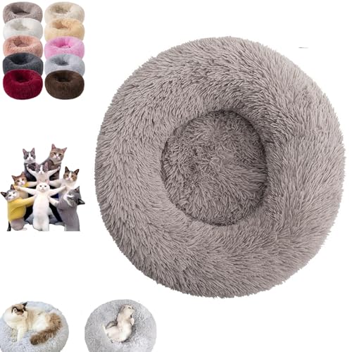 Furry Cat Donut, Furry Donut Cat, Cat Donut Bed, Washable Anti-Anxiety Donut Dog Cuddler Bed, Non-slip Bottom Winter Pet Plush Bed, Round Cat Bed Pet Mattress Warm Comfortable (70*70cm(28*28in),Beige) Furry Cat Donut, Furry Donut Cat, Cat Donut Bed, Washable Anti-Anxiety Donut Dog Cuddler Bed, Non-slip Bottom Winter Pet Plush Bed, Round Cat Bed Pet Mattress Warm Comfortable (70*70cm(28*28in),Beige) von YOHFRFGX