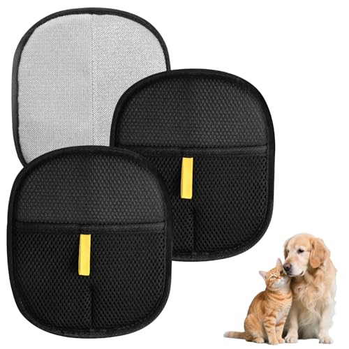 YOMKILU 3 Stück Tierhaarentferner Handschuh, Fell Magnet für Hunde & Katzen, Wiederverwendbare Tierhaarentfernungshandschuh,Dicke Elektrostatischer Pet Hair Remover Glove Für Sofa, Teppich, Kleidung YOMKILU 3 Stück Tierhaarentferner Handschuh, Fell Magnet für Hunde & Katzen, Wiederverwendbare Tierhaarentfernungshandschuh,Dicke Elektrostatischer Pet Hair Remover Glove Für Sofa, Teppich, Kleidung von YOMKILU