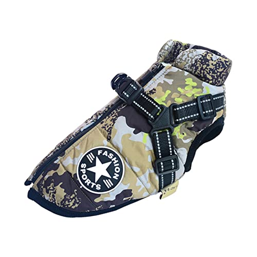 Hundebekleidung für kleine Hunde, Winterjacke, Camouflage, Größe M Hundebekleidung für kleine Hunde, Winterjacke, Camouflage, Größe M von YOND