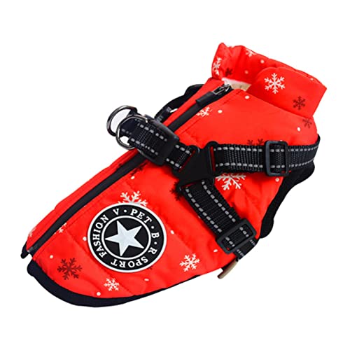 Hundebekleidung für kleine Hunde, Winterjacke, Schneeflocke, Größe L Hundebekleidung für kleine Hunde, Winterjacke, Schneeflocke, Größe L von YOND