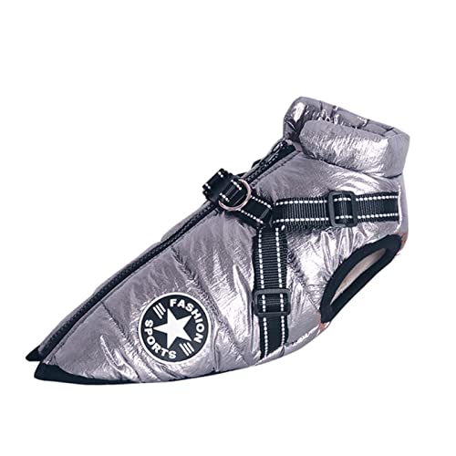 Hundebekleidung für kleine Hunde, Winterjacke, Silber, Größe 5XL Hundebekleidung für kleine Hunde, Winterjacke, Silber, Größe 5XL von YOND