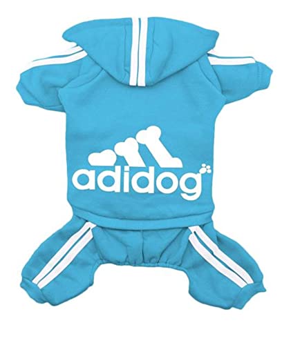 Hundekleidung, Frühlings-Hunde-Kapuzenpullover, niedlich, kleine Hunde, Chihuahua, Mops, Yorkshire, Welpe, Katzenkleidung, Hellblau, Größe S 1,2–2 kg von YOND