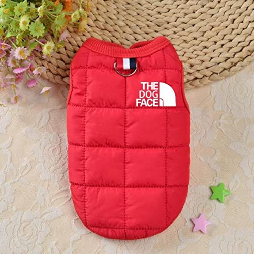 Hundekleidung für den Winter, Baumwolle, warm, für kleine und mittelgroße Hunde, Welpen, Französische Bulldogge, Chihuahua, Perro-Rot, Größe XL Hundekleidung für den Winter, Baumwolle, warm, für kleine und mittelgroße Hunde, Welpen, Französische Bulldogge, Chihuahua, Perro-Rot, Größe XL von YOND