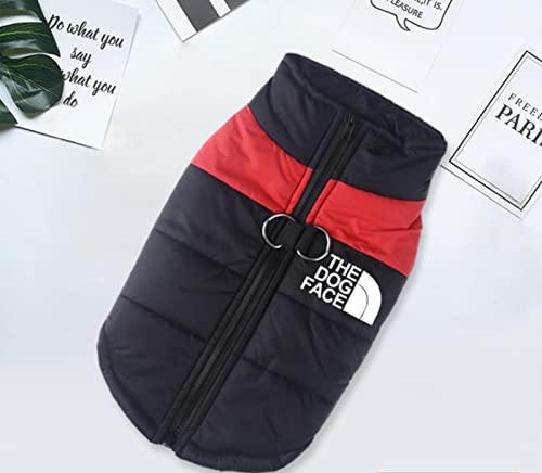Wasserdichter Hundemantel, Winter, warme Weste, gepolsterte Reißverschlussjacke, Hundebekleidung für kleine, mittelgroße und große Hunde, Rot, Größe 5XL Wasserdichter Hundemantel, Winter, warme Weste, gepolsterte Reißverschlussjacke, Hundebekleidung für kleine, mittelgroße und große Hunde, Rot, Größe 5XL von YOND