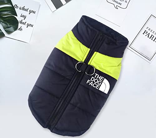 Wasserdichter Hundemantel, Winter, warme Weste, gepolsterte Reißverschlussjacke, Hundebekleidung für kleine, mittelgroße und große Hunde, fluoreszierendes Grün, Größe 5XL Wasserdichter Hundemantel, Winter, warme Weste, gepolsterte Reißverschlussjacke, Hundebekleidung für kleine, mittelgroße und große Hunde, fluoreszierendes Grün, Größe 5XL von YOND