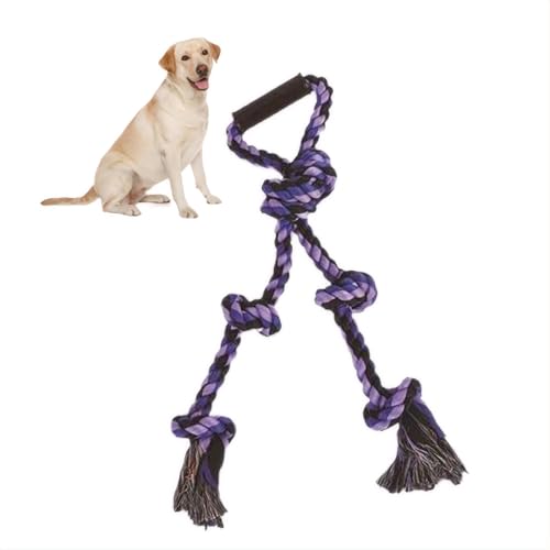 YORUWAN Hundespielzeug aus Seil für aggressive Kauer, große Rassen, interaktives Spielzeug, robustes Kauspielzeug für große und mittelgroße Hunde, unzerstörbare Zahnreinigung, Hundespielzeug zum von YORUWAN