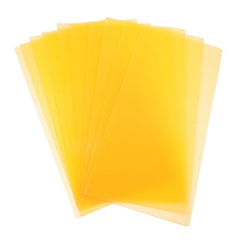 YOSADIER 10 Stück Teiliges Natürliche Bienenwachsplatten Beehive Foundation Sheets Bienenwachsplatten für Imkereiaufzucht Bienenwachs Werkzeug zur Natürlichen Honigwabenbildung YOSADIER 10 Stück Teiliges Natürliche Bienenwachsplatten Beehive Foundation Sheets Bienenwachsplatten für Imkereiaufzucht Bienenwachs Werkzeug zur Natürlichen Honigwabenbildung von YOSADIER