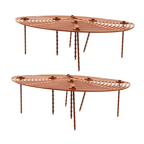 YOSADIER 2 Stück Blumentopf Schutzabdeckung Teilig und Einfach zu Reinigen für Garten Balkon und Büro Schützt Pflanzen vor Katzen und Hunden Mittelgröße Braun YOSADIER 2 Stück Blumentopf Schutzabdeckung Teilig und Einfach zu Reinigen für Garten Balkon und Büro Schützt Pflanzen vor Katzen und Hunden Mittelgröße Braun von YOSADIER