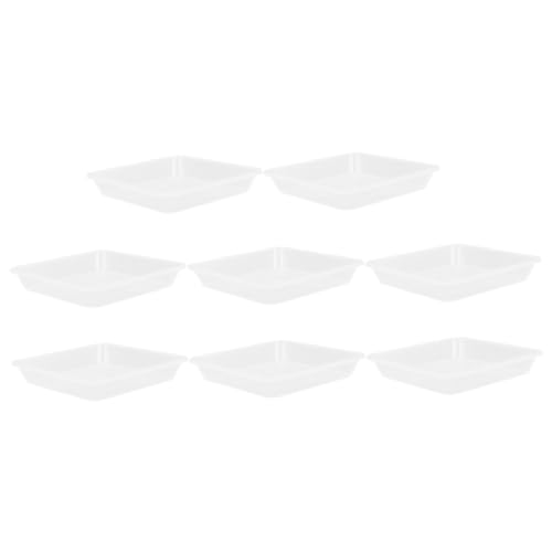 YOSADIER 8Stücke Quadratische Blumentopf Untersetzer Langlebige Abtropfschalen für Innen und Außenpflanzen Minimalistisch und Einfach zu Reinigen Schutz YOSADIER 8Stücke Quadratische Blumentopf Untersetzer Langlebige Abtropfschalen für Innen und Außenpflanzen Minimalistisch und Einfach zu Reinigen Schutz von YOSADIER