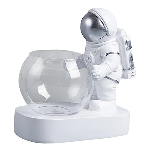 YOSADIER Hydroponik Blumenpflanzer mit Licht Astronauten Dekorationsobjekt Harz für Sukkulenten Eleganter Tischdekor für Wohnen YOSADIER Hydroponik Blumenpflanzer mit Licht Astronauten Dekorationsobjekt Harz für Sukkulenten Eleganter Tischdekor für Wohnen von YOSADIER