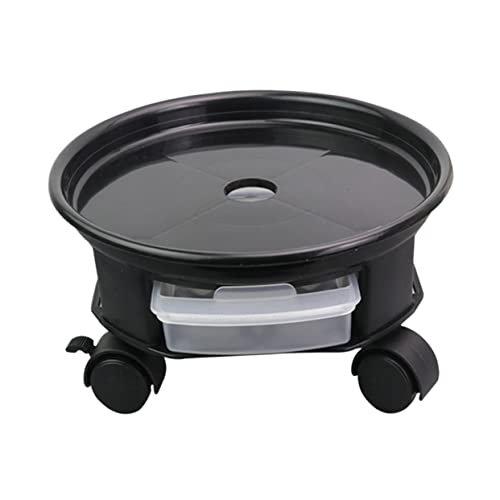 YOSADIER Runder Blumenkübel Untersetzer mit Abnehmbaren Universalrollen und Praktischem Blumentopf Basis für Zuhause Schwarz YOSADIER Runder Blumenkübel Untersetzer mit Abnehmbaren Universalrollen und Praktischem Blumentopf Basis für Zuhause Schwarz von YOSADIER