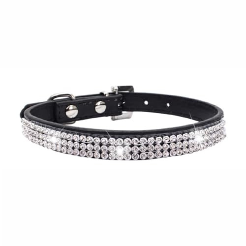 Hundehalsband mit Strasssteinen, glitzernd, für Mädchen, Welpen, Größe XS, XS, kleine und mittelgroße Rassen, Größe XS Hundehalsband mit Strasssteinen, glitzernd, für Mädchen, Welpen, Größe XS, XS, kleine und mittelgroße Rassen, Größe XS von YOUALSO