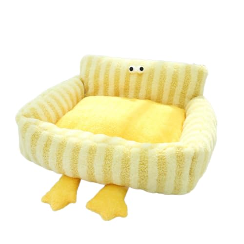 YOUCAI Hundebett Kleine Hunde Flauschig und weich Katzensofa Hundesofa Abnehmbarem Bezug Rechteckiges Haustierbett Bequem Atmungsaktiv für Kleine Hunde und Katze,Gelb,57X50cm YOUCAI Hundebett Kleine Hunde Flauschig und weich Katzensofa Hundesofa Abnehmbarem Bezug Rechteckiges Haustierbett Bequem Atmungsaktiv für Kleine Hunde und Katze,Gelb,57X50cm von YOUCAI