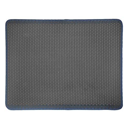 YOUCAI Katzenklo Matte, Katzenstreu Matte wasserdichte Doppelte Schichte Entwurf Bienenwabe Matte,Grau,40x50cm YOUCAI Katzenklo Matte, Katzenstreu Matte wasserdichte Doppelte Schichte Entwurf Bienenwabe Matte,Grau,40x50cm von YOUCAI