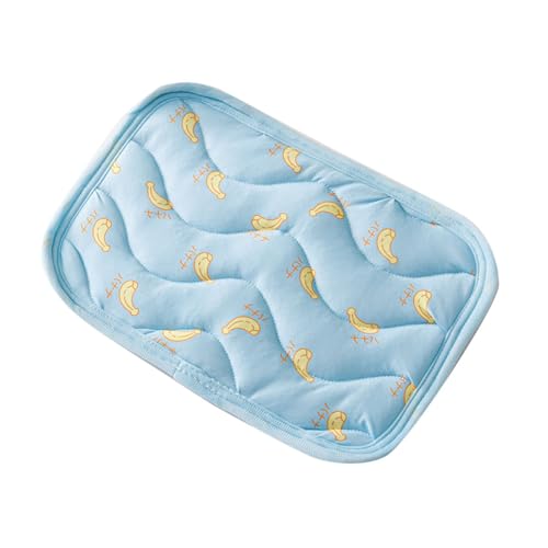 YOUCAI Sommer-Eisseide Kühlmatte Hamsternest Wendekissen Bettdecke Hundedecke Kühldecke Selbstkühlende für Meerschweinchen, Hamster, Kaninchen Blau YOUCAI Sommer-Eisseide Kühlmatte Hamsternest Wendekissen Bettdecke Hundedecke Kühldecke Selbstkühlende für Meerschweinchen, Hamster, Kaninchen Blau von YOUCAI