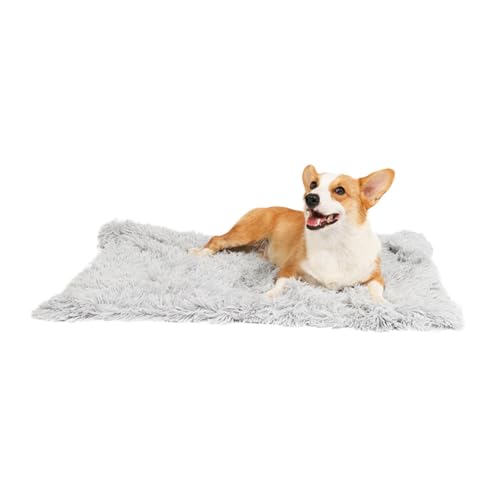 YOUCAI Waschbar Hundematte Hundekissen Fauschig Haustierbett Hundematratze Gefütterte Liegedecke für Hunde und Katzen, Katzenbett mit Rutschfester Unterseite,Grau1,M:78x54cm YOUCAI Waschbar Hundematte Hundekissen Fauschig Haustierbett Hundematratze Gefütterte Liegedecke für Hunde und Katzen, Katzenbett mit Rutschfester Unterseite,Grau1,M:78x54cm von YOUCAI