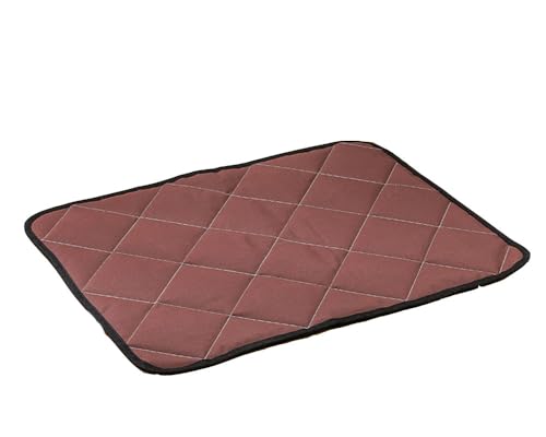 YOUCAI rutschfeste Rechteckige Haustierdecke Kühlmatte Schlafmatte für Hunde und Katzen Universell Komfortable Hundehütte mit Cartoon-Muster Bett Kühlkissen Hundematte KaffeeNJ von YOUCAI